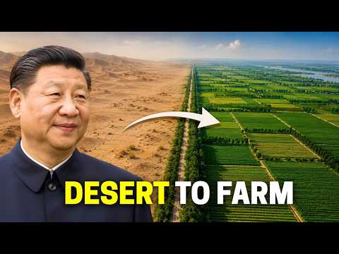 How China Quietly Turned A Dead Desert Into A Massive Farmland