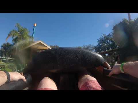 Stanley Falls Flume on-ride POV 4K 60FPS Busch Gardens Tampa