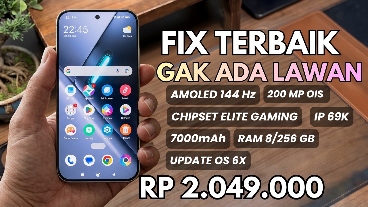 ASLI MENDING INI‼️RAM 8/256 GB, 200 MP OIS - HP 2 JUTAAN TERBAIK DAN TERBARU 2026
