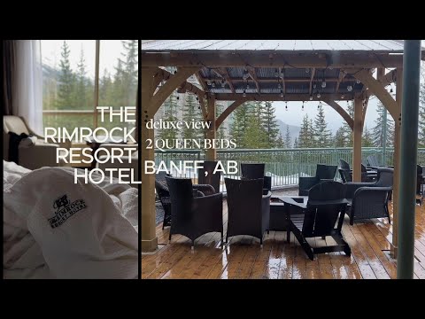 rimrock resort hotel | banff | deluxe view 2 queen beds