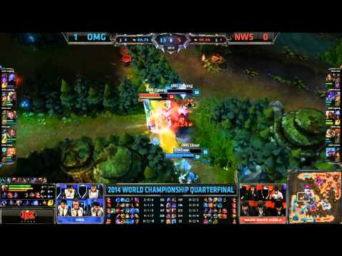 NWS Ggoong (Zed) turns on Gogoing (Ryze) - NWS vs OMG Game 2 (S4 Worlds)