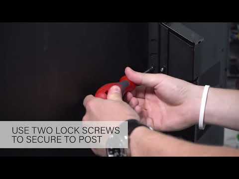 Sanus VSTV2 Swivel TV Stand For TVs 40"-86" - Installation Video