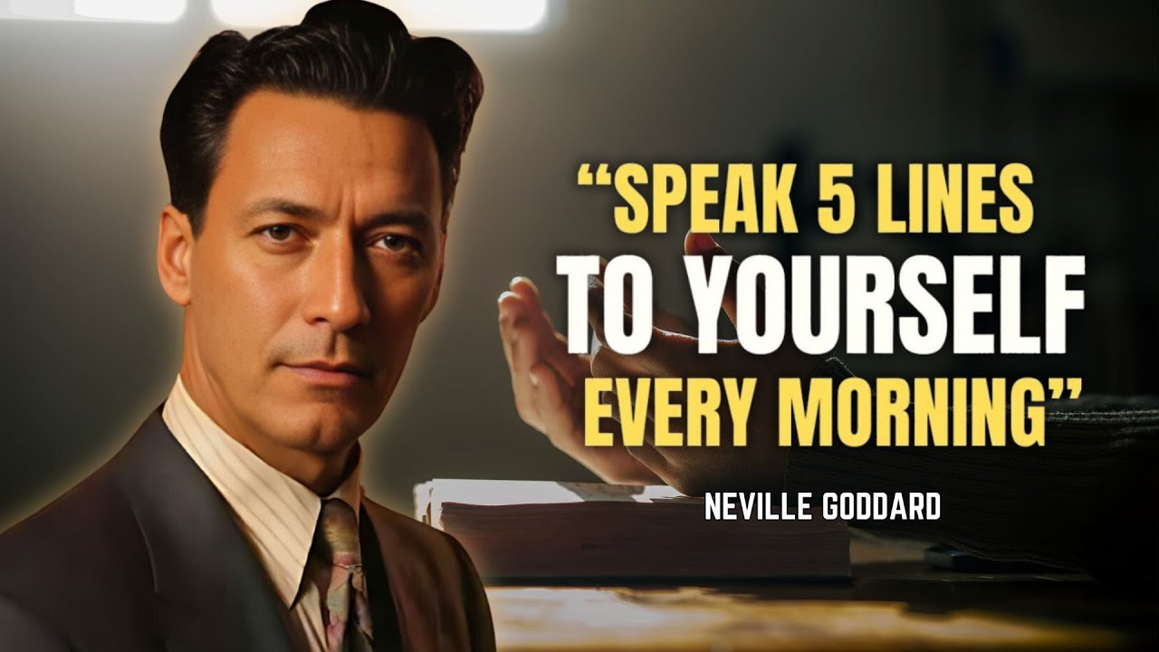 Neville Goddard - Speak 5 Lines To Yourself Every Morning (Powerful Lecture)