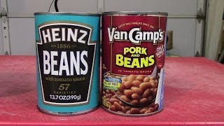 English Junk VS American Junk - Beans.