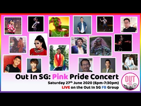 Arjae Vitug - Out In SG Pink Pride Concert 2020 (Singapore)