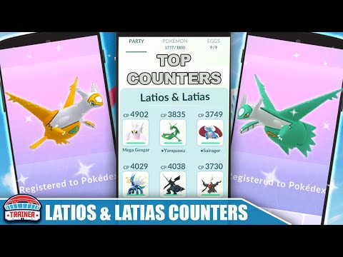 THE SHINY *LATIOS & LATIAS* COUNTER GUIDE! 100 IVs, MOVESET & WEAKNESS - RAID BOSSES | Pokémon Go