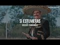 Vicente Fernández - Si Estuvieras (LETRA)