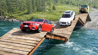 Download lagu Cars vs Broken Bridge Challenge #5 in BeamNG Drive! mp3 Download lagu Cars vs Broken Bridge Challenge #5 in BeamNG Drive! mp3