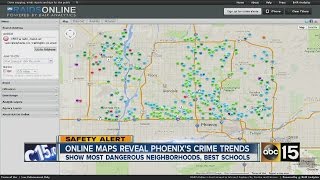 Online map reveals Phoenix's crime trends