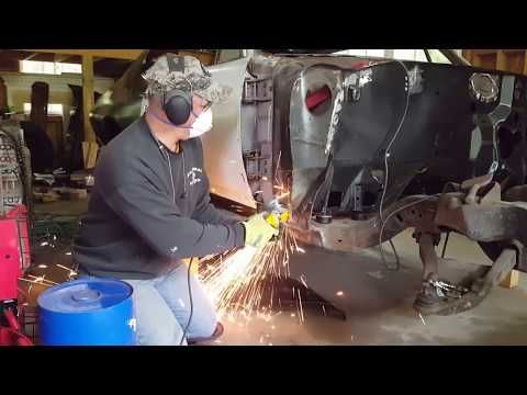Repairing lower cowl panel. GTO, Chevelle, LeMans, A body