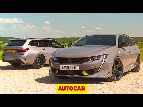Fast plug-in estate shootout | 508 Peugeot Sport Engineered v BMW 330e | Autocar