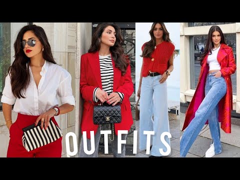 Moda 2024 LOOKS EN TENDENCIA FÁCIL DE COMBINAR IDEAS SENCILLAS FASHION 2024 MODA MUJER