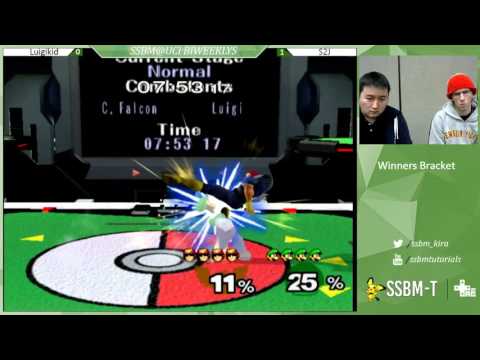 UCI 16 - Luigikid (Luigi) vs MIOM S2J (Falcon) - Super Smash Bros. Melee