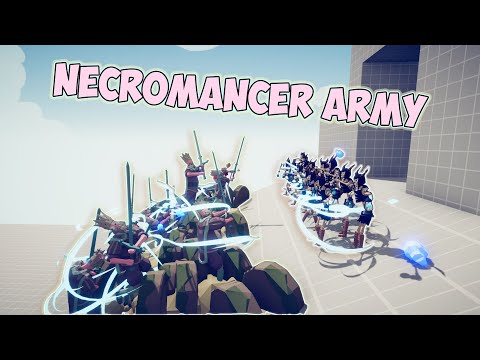 NECROMANCER ARMY VS EVERY FACTION | TABS UNIT CREATOR UPDATE | Totally Accurate Battle Simulator