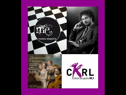 MATTEO CICCHITTI & MUSICA ELEGENTIA - Continuo CKRL, CD présentés "Divertimenti Viennesi" 12/07/2020
