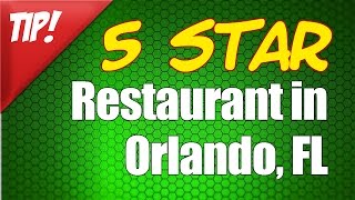 Upscale Restaurants in Orlando - (407) 351-1227 - 5 Star Restaurants in Orlando