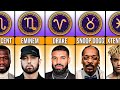Zodiac Signs Of Famous Rappers