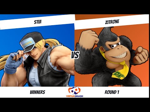 VirtuaSmash #12 SSBU Singles - WR1 - Stui (Terry) vs Zitrone (DK)