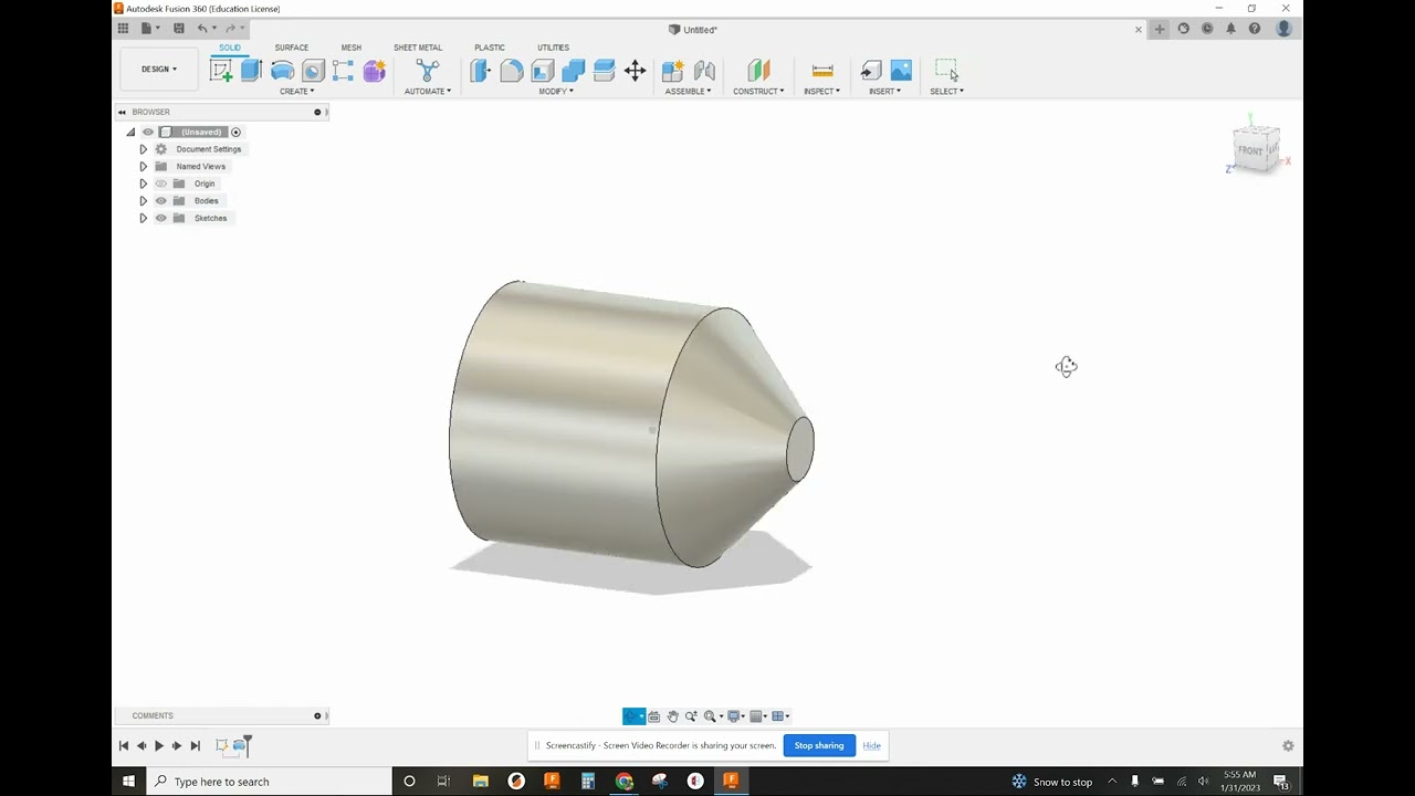 Revolve feature basics - Fusion 360