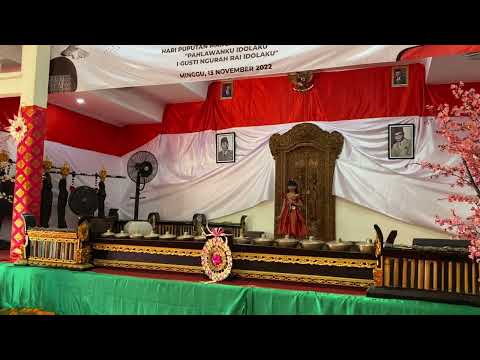 “Merah Putih-Gombloh & Lukisan Indonesi-Naura” Juara 2 Menyanyi Puputan Margarana se-Bali ❤️😇