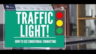 How to Create Traffic Light in Excel using Conditional Formatting - (Lesson 9)
