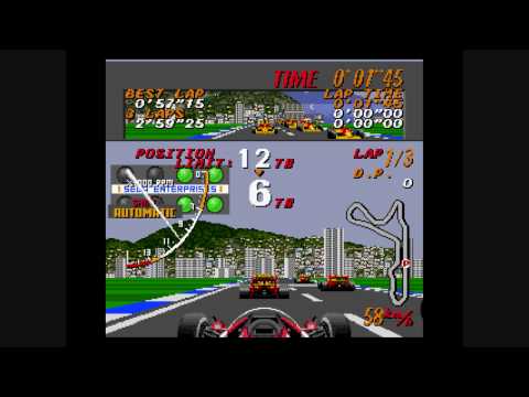 f1 megadrive domark