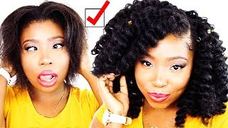 CROCHET BRAIDS | NO CORNROWS | NO BRAIDS | NO HAIR OUT