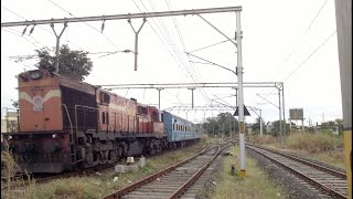 preview picture of video '12071 Dadar - Aurangabad Jan Shatabdi Express Curving through Vasind ...!!!'
