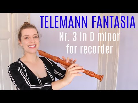 Tutorial: Telemann Fantasia nr. 3 for recorder | Team Recorder