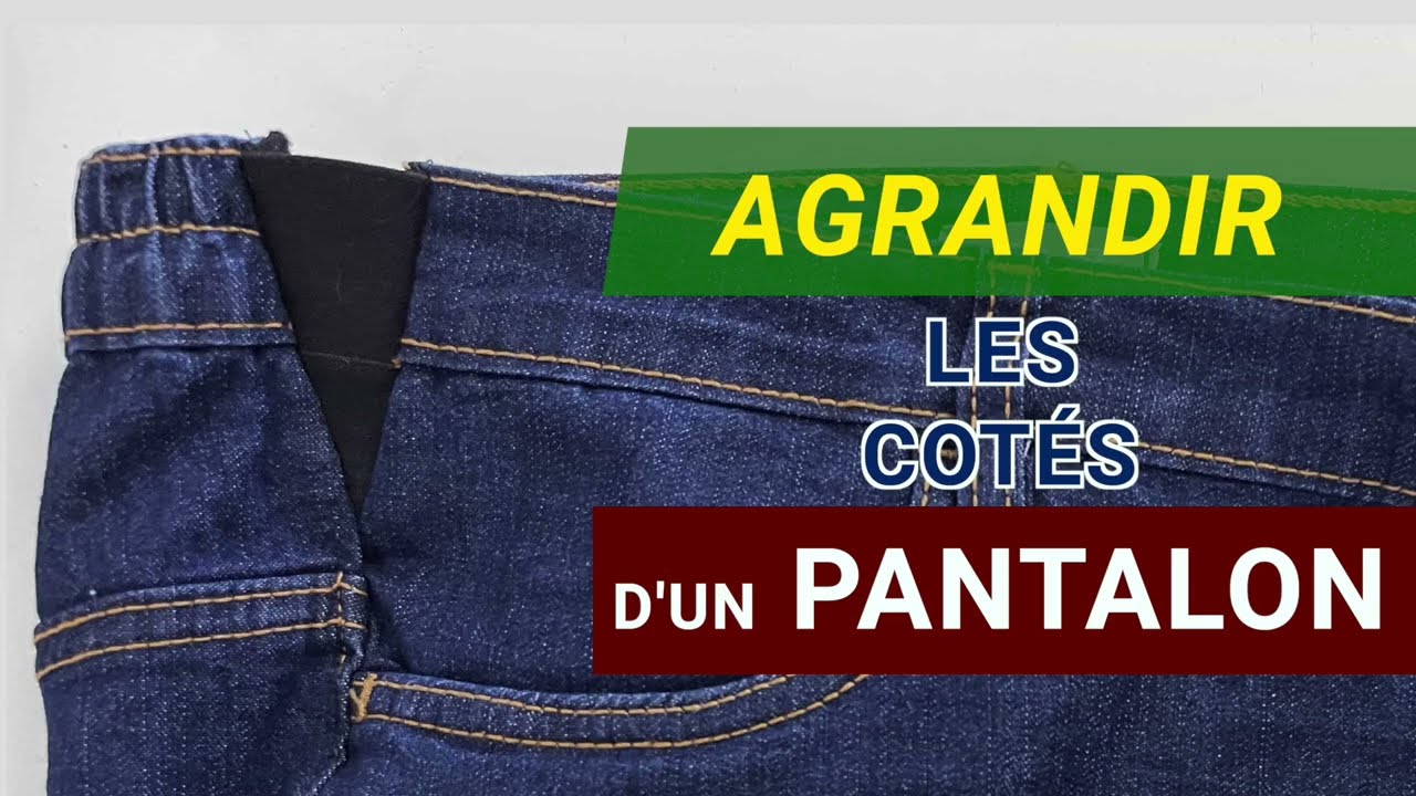 ✅Agrandir la ceinture d'un pantalon👖 Bon astuce, facile👍