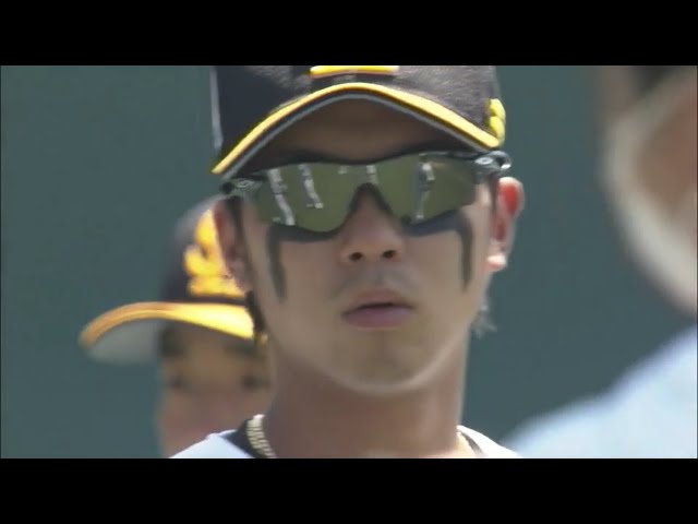 【ファーム】ホークス・田城のアイブラックのクセがすごい 2020/7/30 H-T(ファーム)