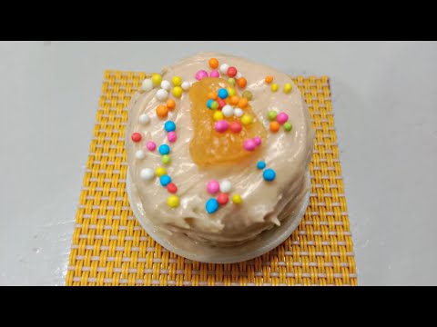 🍰 Miniature cake decorating (How to make cake) By Lamia'S Mini Kitchen|#minifood #minicooking #cake