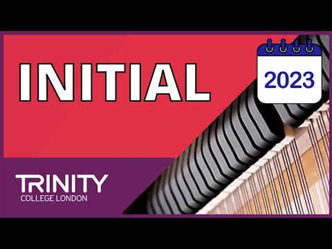 TRINITY GRADE INITIAL Piano (2021-2023) -  Piano Exam Pieces + Extended Edition