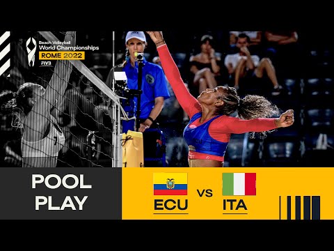 Ariana/Karelys 🇪🇨 vs. Menegatti/Gottardi 🇮🇹 - Pool Play Highlights Rome 2022 #BeachWorldChamps