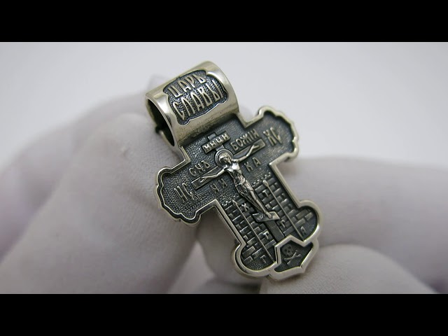Срібний хрестик вкх259 Відео огляд