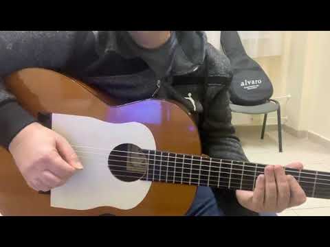 Föl le pengetés 1 húron gyakorlat gitáron