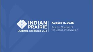 Board of Education Meeting 08/11/2026