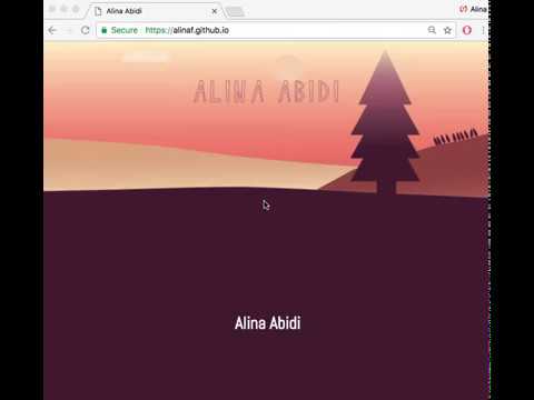 Parallax scrolling with multiple layers demo