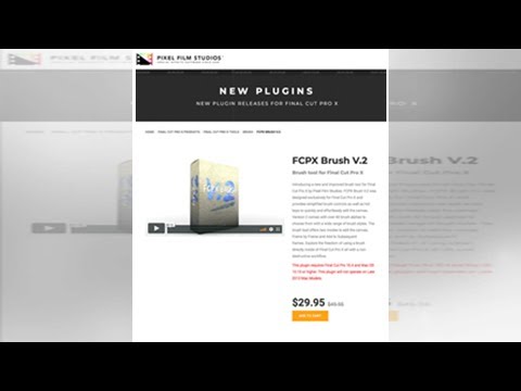 Pixel Film Studios Unveils FCPX Brush V2 for Final Cut Pro X