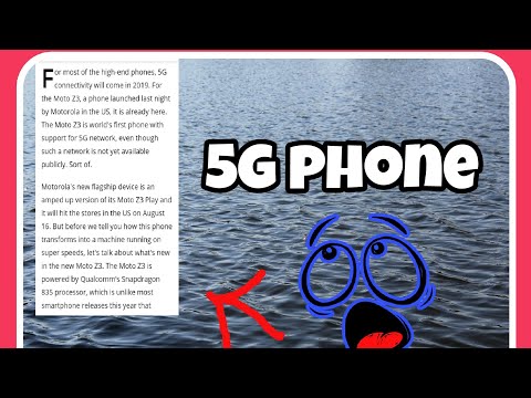 Moto z3 world 5g phone good news || Hidden Tips  moto z3 phone