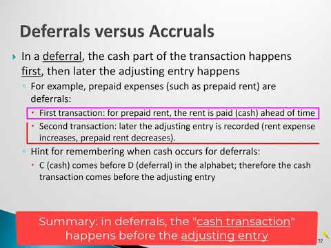 What is the Difference Between Deferrals and Accruals?