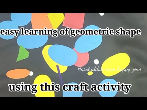 Geometric Craft activity/ geometric animals/geometric birds/ geometric shapes/geometric doll/shapes