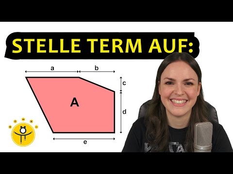 TERM AUFSTELLEN mit Variablen – Terme berechnen, Figur Flächeninhalt