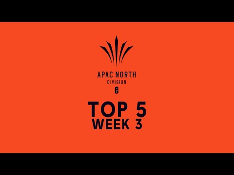 Top 5 plays - Rainbow Six Siege's Asia Pacific North Division 2020, Stage 2, week 3