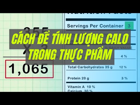 , title : 'Cách để Tính lượng calo trong thực phẩm | WikiHow Tiếng Việt | Vietnamese'