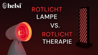 Was ist der Unterschied zwischen der klassichen Rotlichtlampe und der Rotlichttherapie