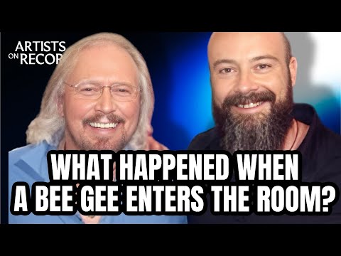 SIR BARRY GIBB OF THE BEE GEES ENTERS THE ROOM!