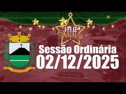 Sessão Ordinária - 02/12/2025 - Câmara Municipal de Ribeirão Bonito/SP