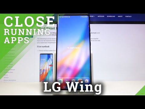 How to Close All Running Apps on LG Wing – Speed Up Device