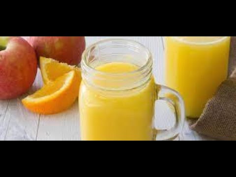 Fresh apple and orange juice #orangeandapplejuice #healthyjuice #easyrecipes #summerdrink #vitamin